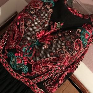 Floor length formal dress